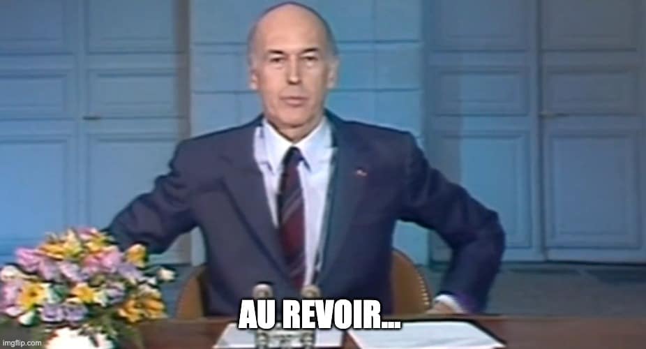 Giscare au revoir Giscare au revoir
