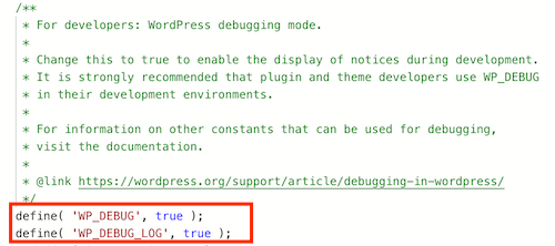 debug mod wordpress FTP