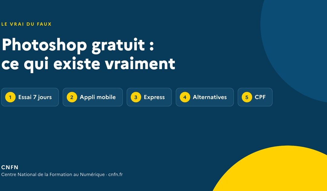 Photoshop gratuit : ce qui existe vraiment en 2026 (essai, mobile, Express) et ses limites